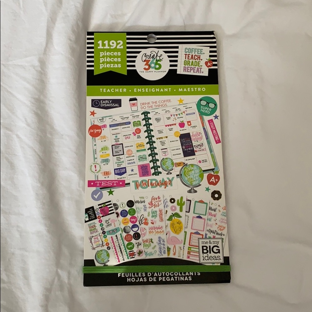NWT The Happy Planner Teacher Value Pack